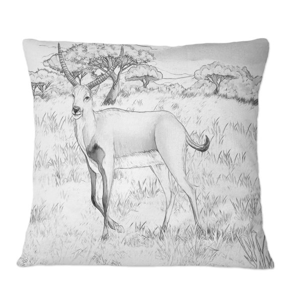East Urban Home Animal Print Throw Pillow Wayfair